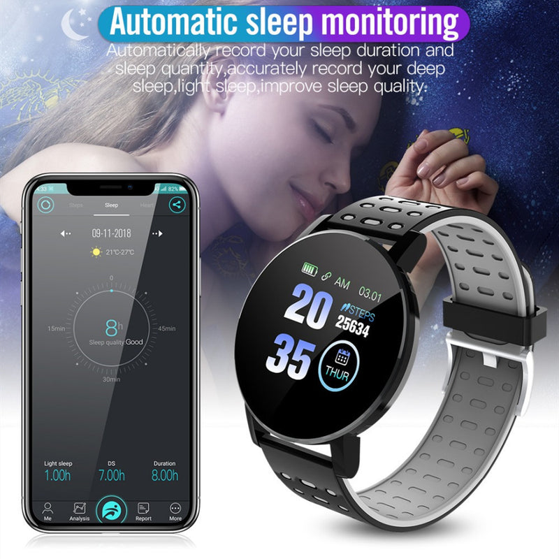 Reloj inteligente Bluetooth Con Monitoreo De Frecuencia Cardíaca