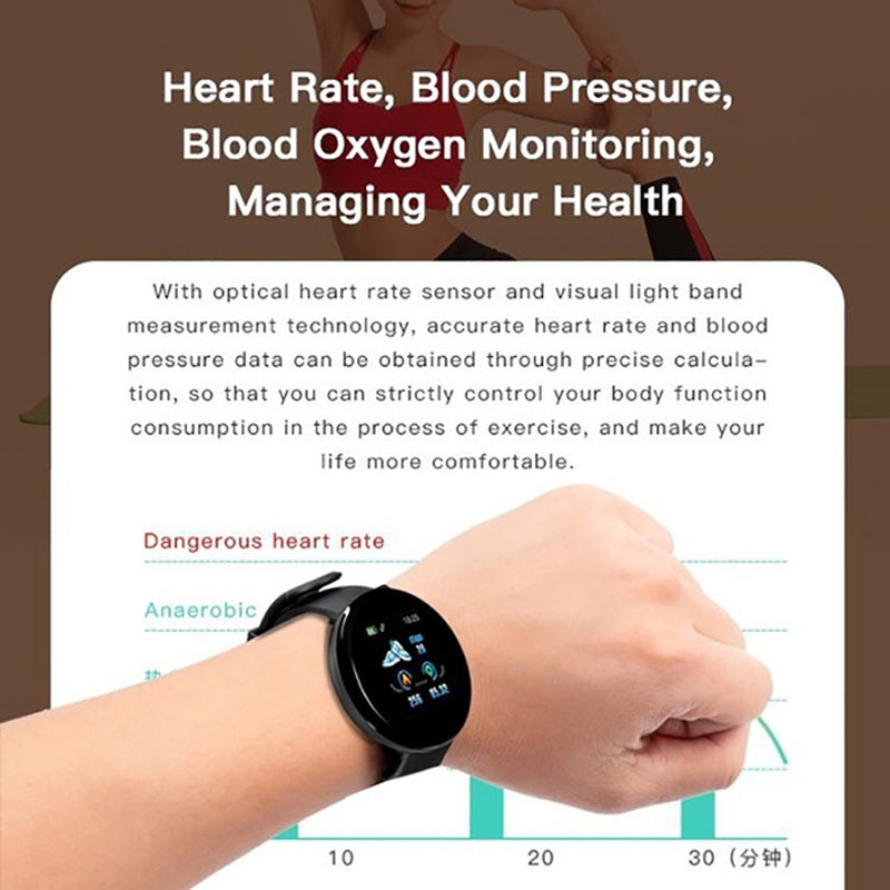 Reloj Inteligente Con Monitor De Frecuencia Cardíaca